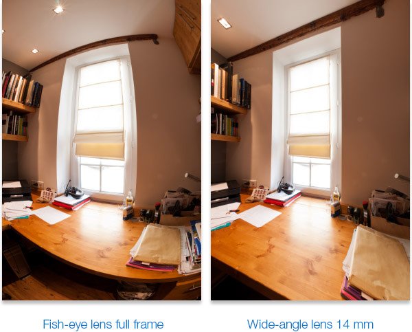 Fisheye Zoom VS Wide Angle Lens
